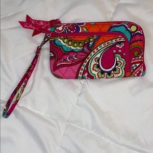 Vera Bradley Wristlet - Pink Swirls